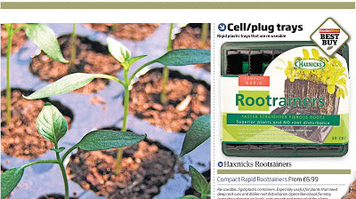 haxnicks- compact Rootrainers- 2 Best Buy awards in the same month- gardening Best Buy - award winning gardening tool