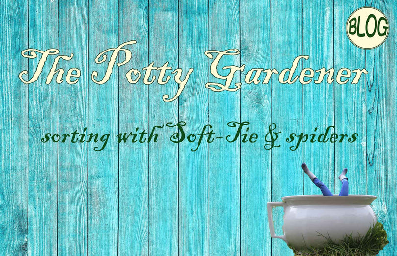 The potty Gardener and how to keep your shed tidy with SoftTie