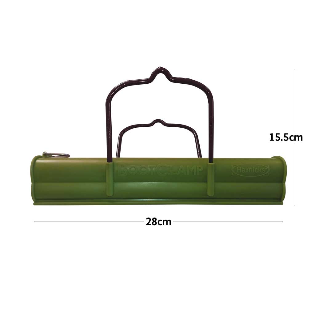 Line drawing of Haxnicks Boot clamp with dimensions