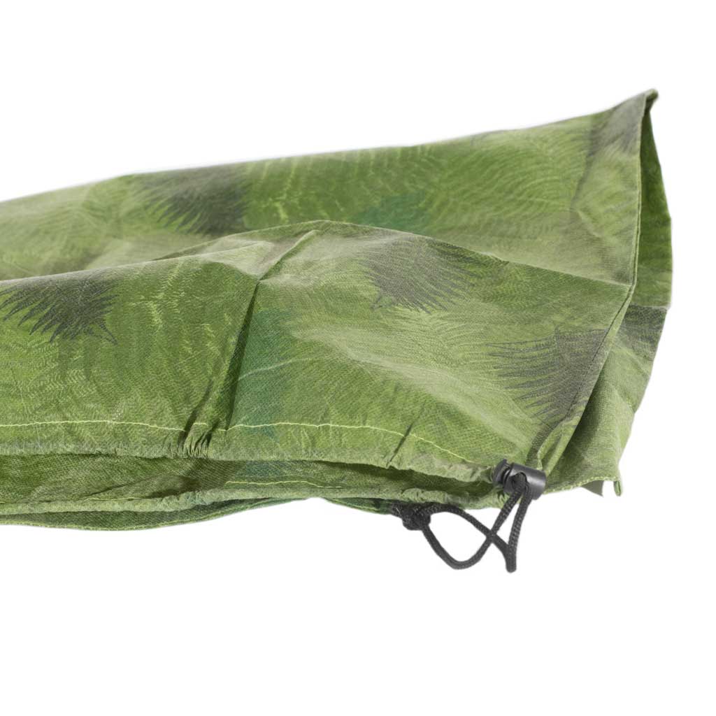 Close iup of Haxnicksgreen fern fleece fabric