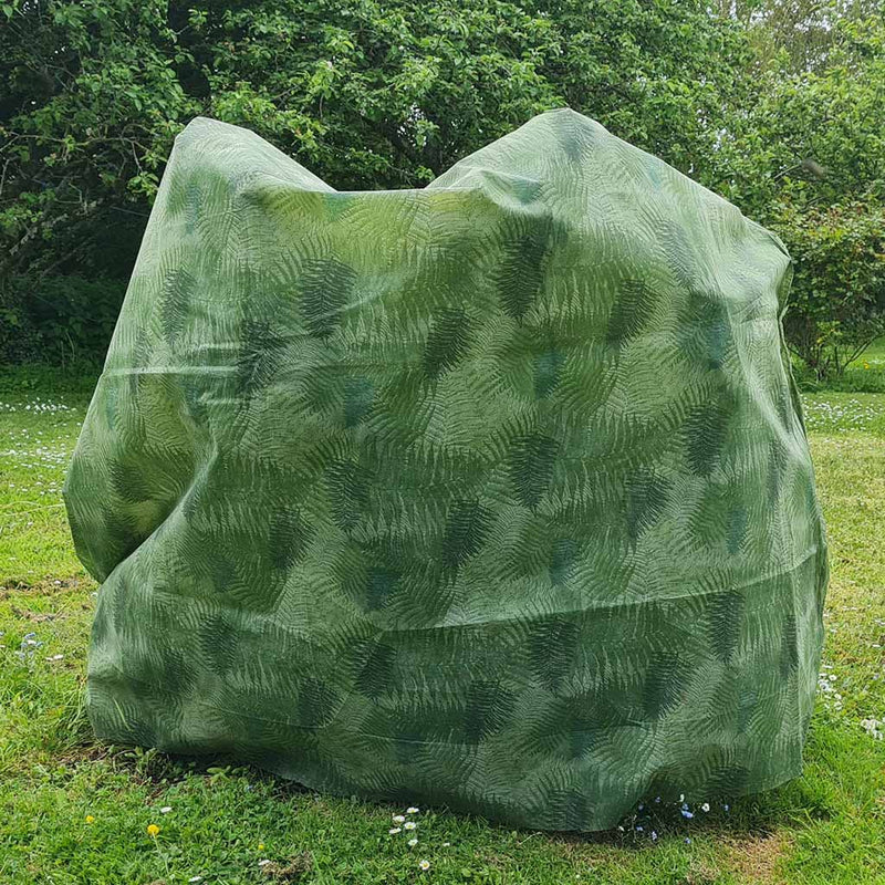 Green Fern Fleece Blanket - Extra Thick