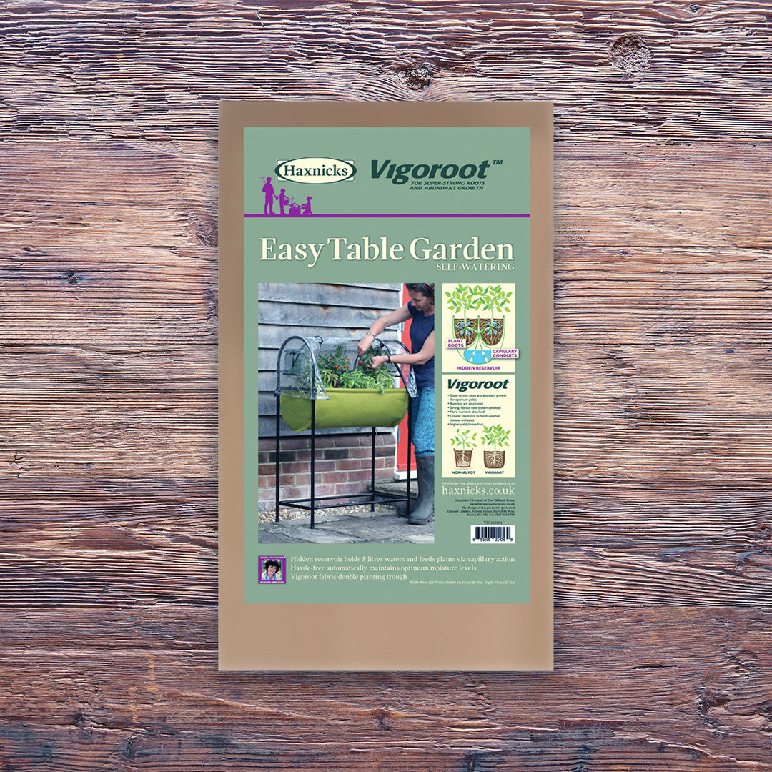 Vigoroot fabric table planter pack shot