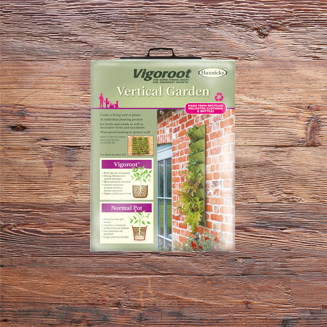 Vigoroot Vertical Garden pack shot