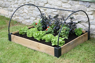 Haxnicks- raised bed growing system- growing frame- raised bed base- small space vegetable growing s