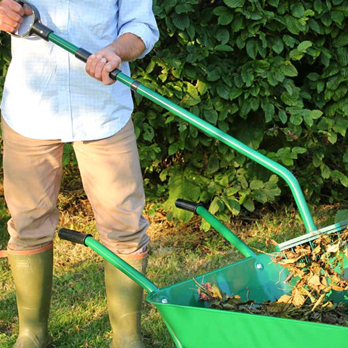 Don't Rake It, Stake It! The Clever Way to Clear Autumn Leaves