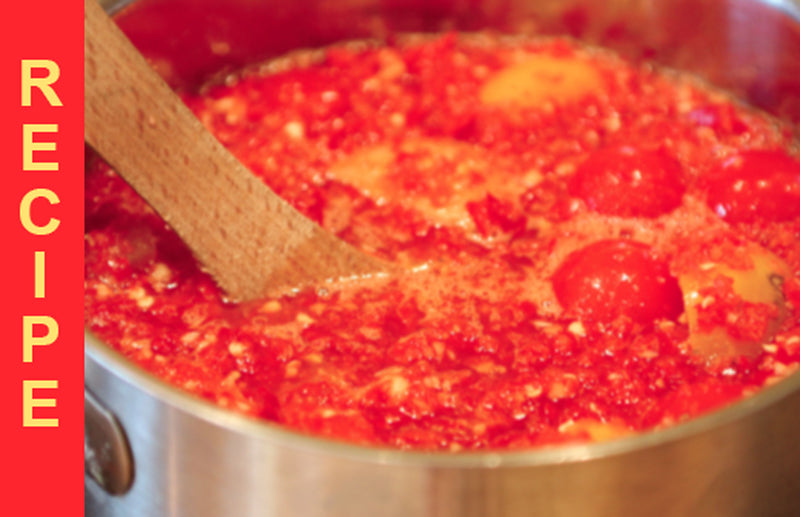 Haxnicks recipe for gardeners the best ever home grown Chilli jam