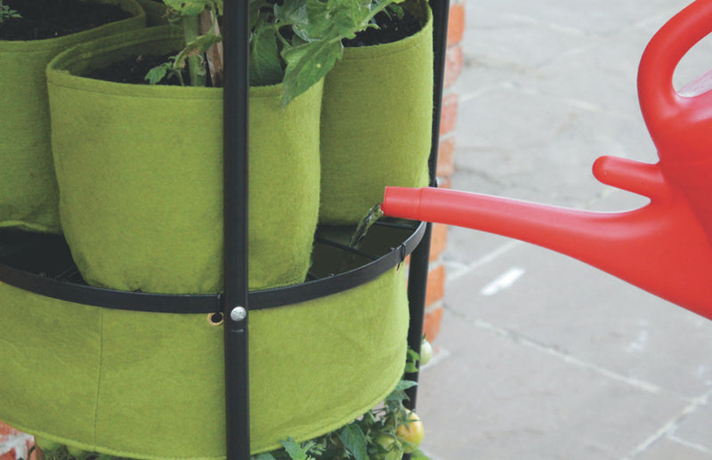 Haxnicks Vigoroot Self Watering tower garden for growing your own food in a small space