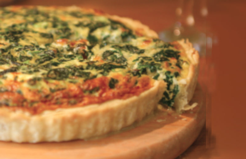 Haxnicks gardening tips and tricks recipes for gardeners delicious Spinach quiche
