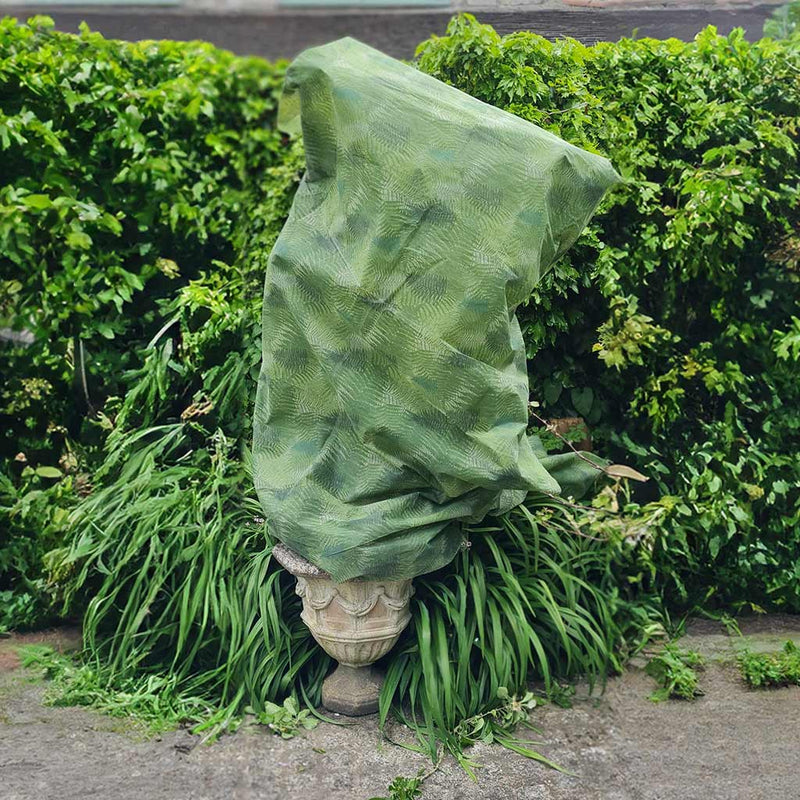 Green Fern Fleece Blanket - Extra Thick