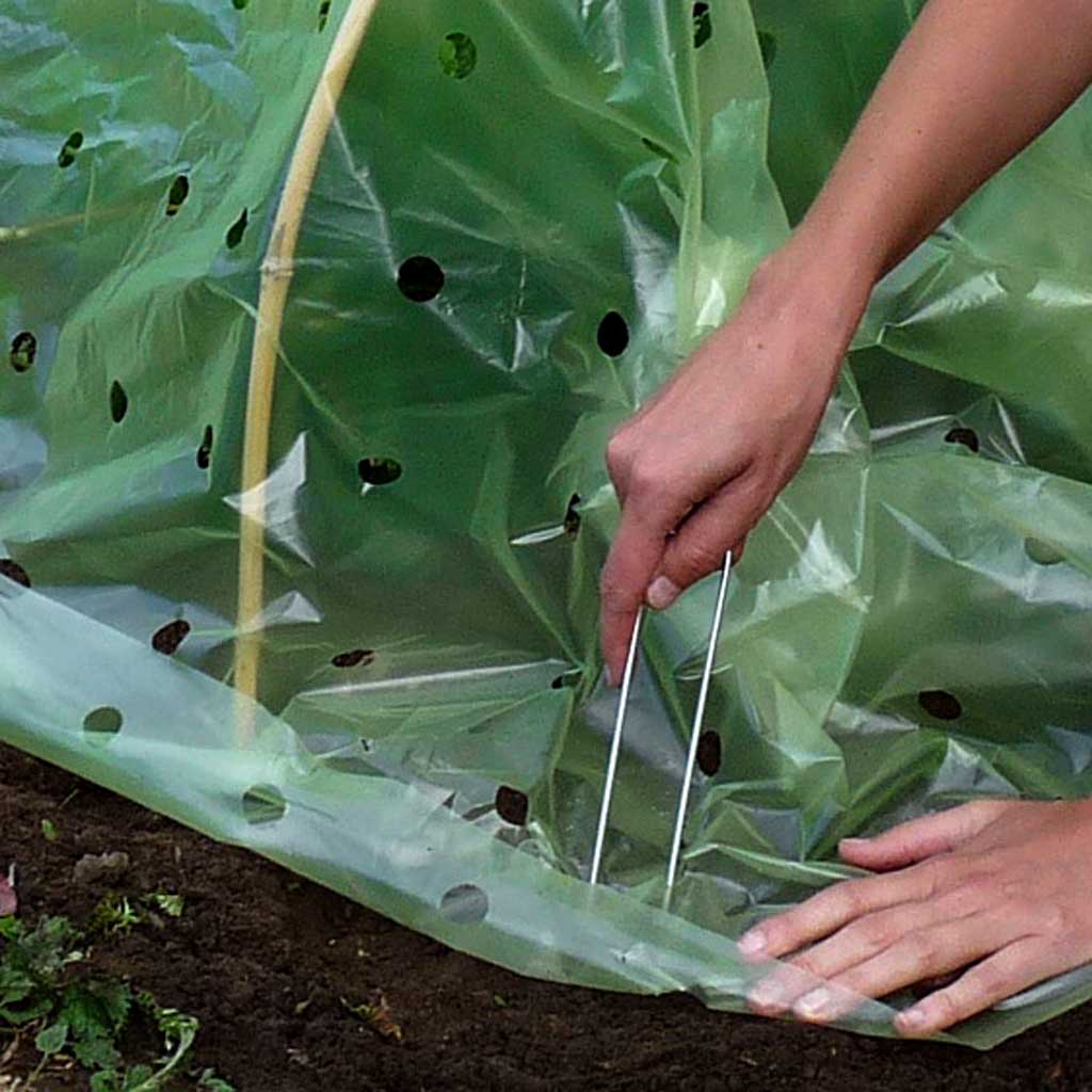 10 Eco-Green Fabric Pegs - Haxnicks