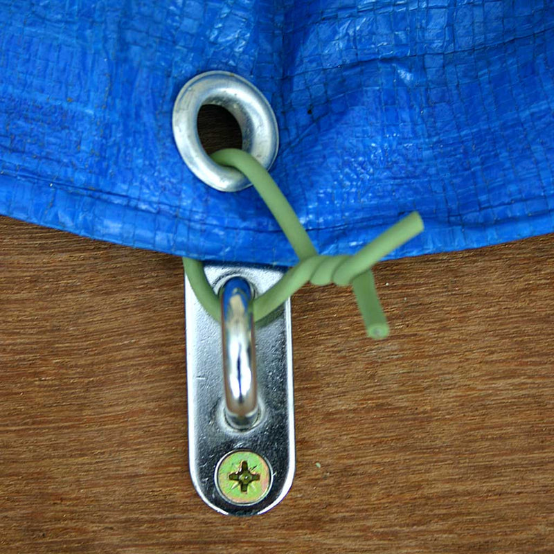 Slim Soft Tie 8m - Haxnicks- in use on tarp