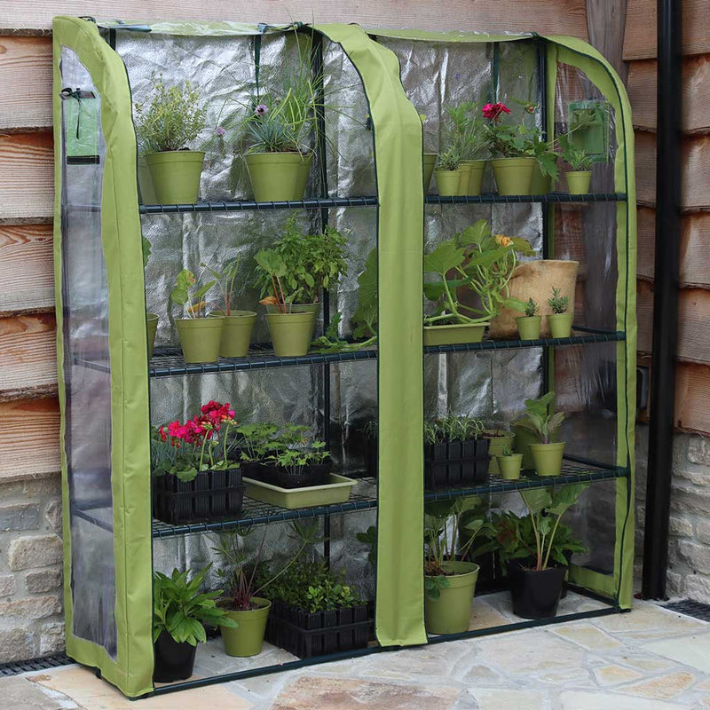 Light-Booster Double Greenhouse